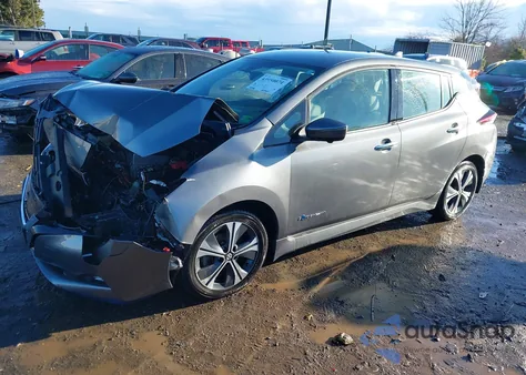 2019 Nissan Leaf Sl Plus from USA, damaged, VIN 1N4BZ1CP1KC320027